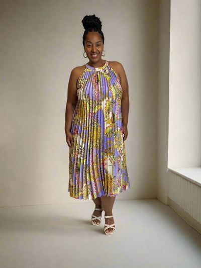 Pleated Luxury Dress