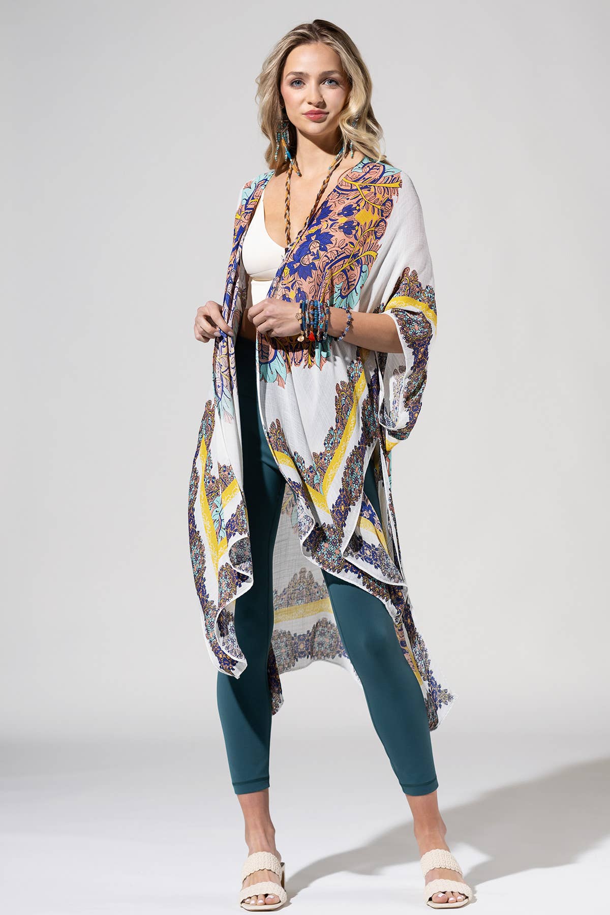 White Mandala Kimono