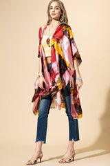 Abstract Modern Art-Inspired Kimono