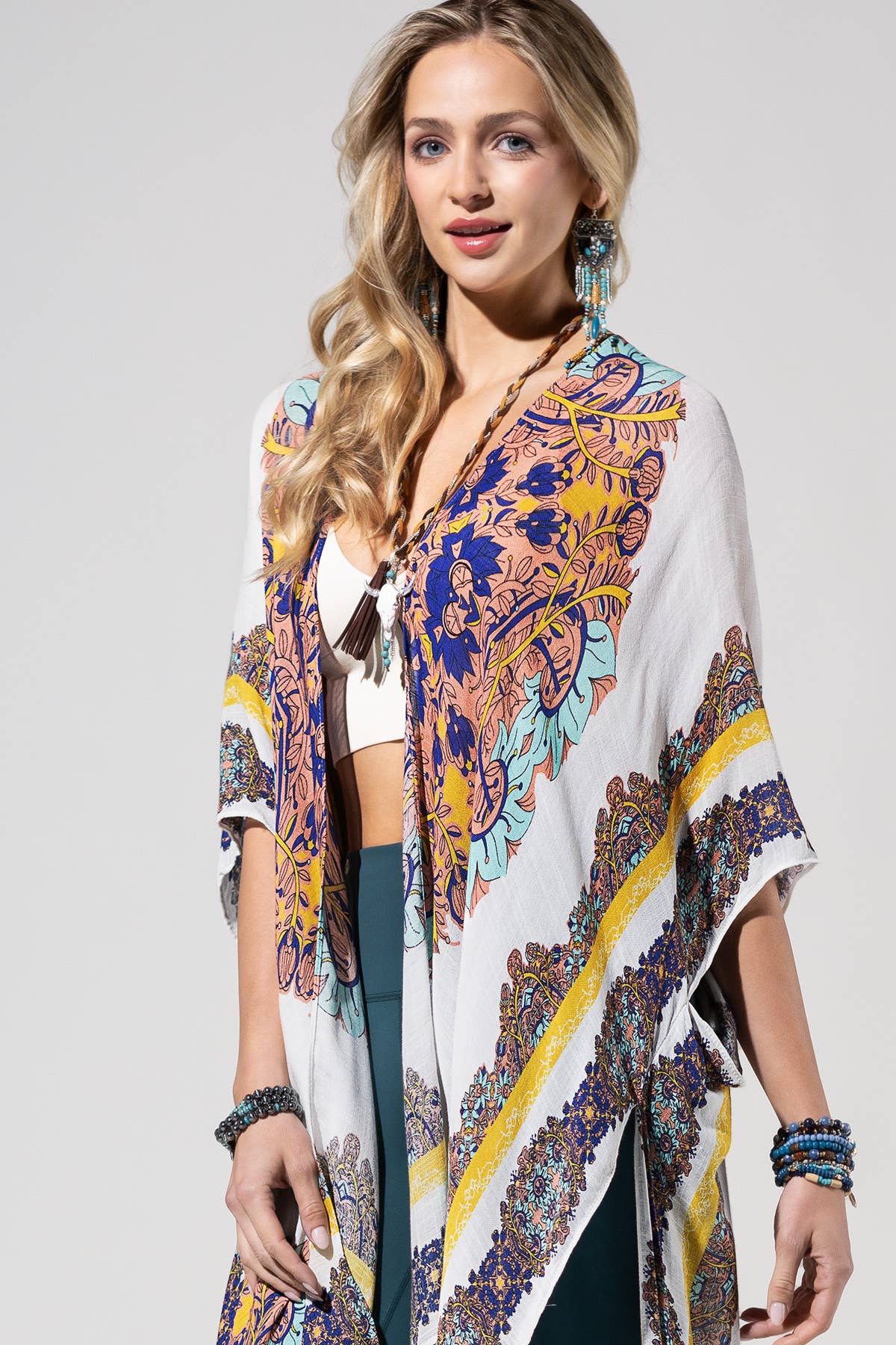 White Mandala Kimono