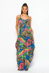 Comfy Tank Maxi Dress with Side Pockets