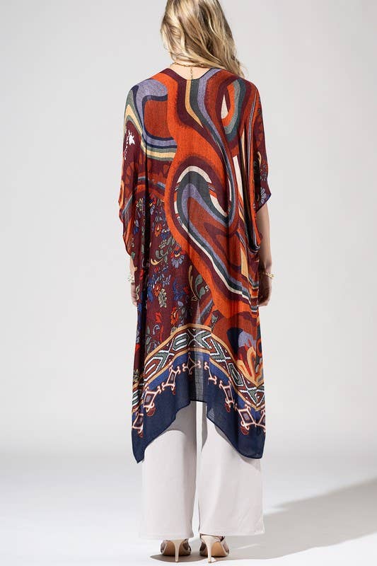 Pointillism Kimono
