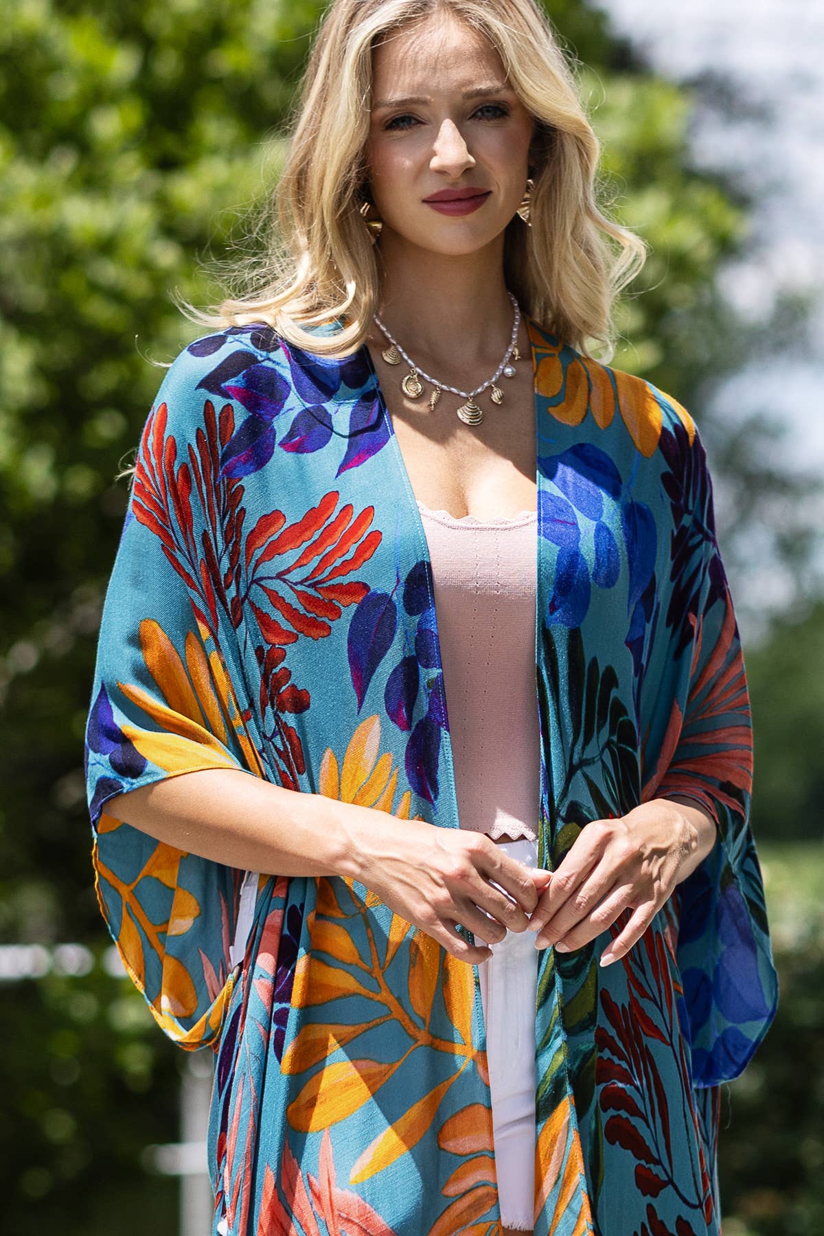 Sea Blue Kimono