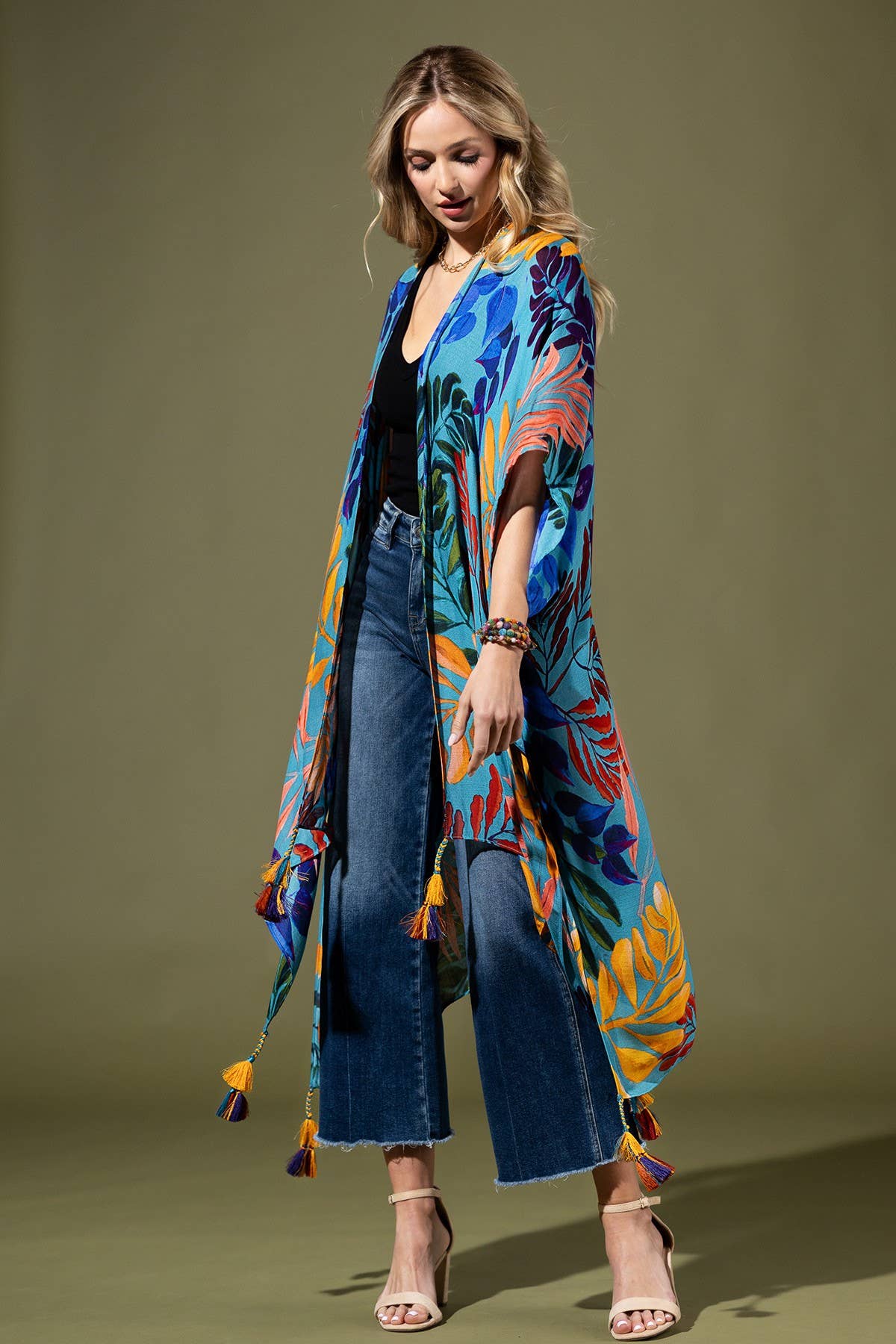 Sea Blue Kimono