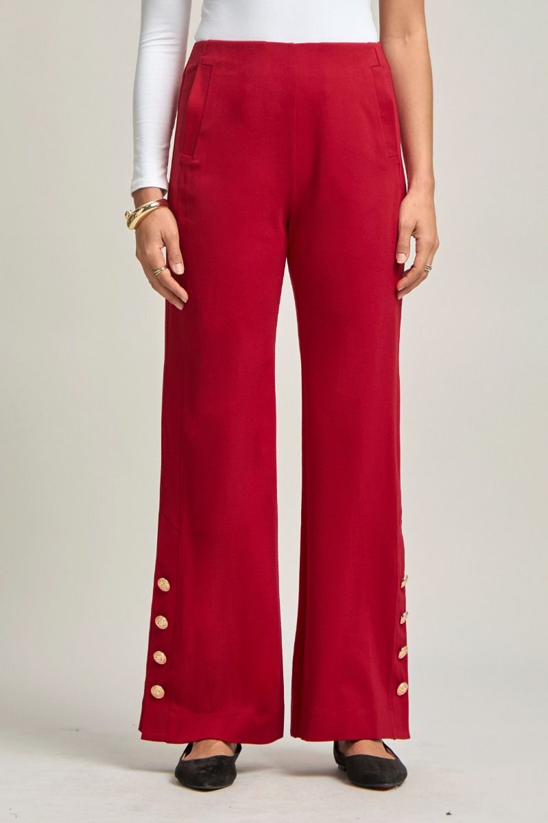 GALA Button Hem Pants